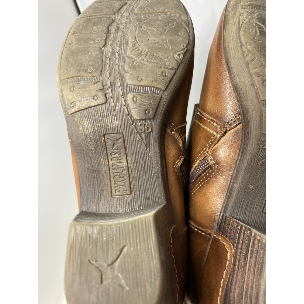 PIKOLINOS Rotterdam Ankle Boots 902-8943C1 Brown Cuero Sz EU 36, US 5 - Picture 7 of 10